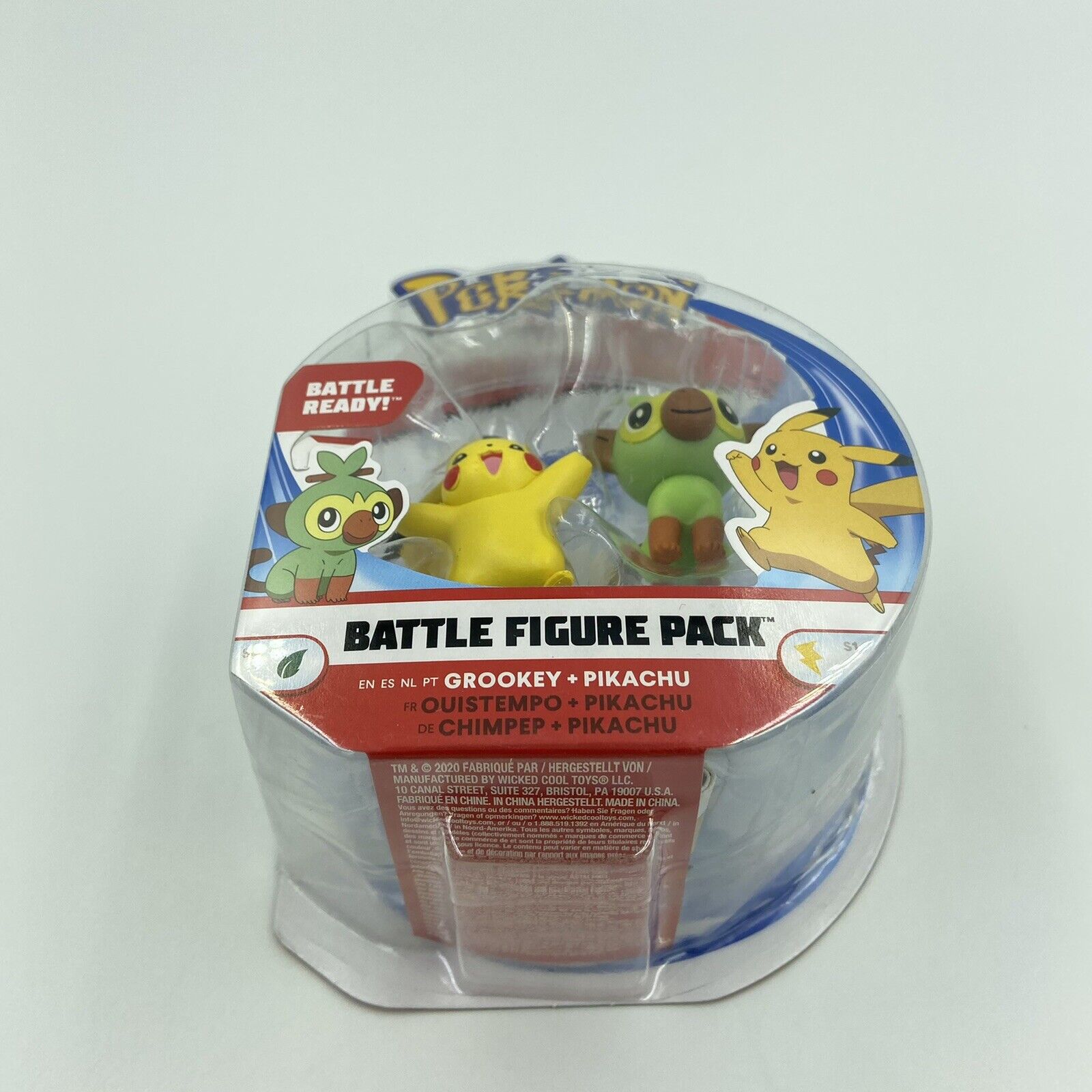 Pokemon Pikachu & Grookey Battle Figure 2 Pack - Nintendo - Brand New in Package