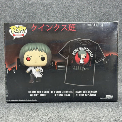 Funkp POP Tees: Tokyo:re Ghoul Ghoul Investigtor Figure & 2X-Large T-Shirt New