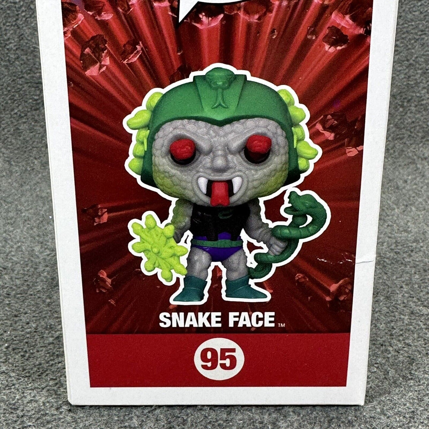 Funko Pop Masters Of The Universe Snake Face #95 2021 Fall Con Exclusive Damage