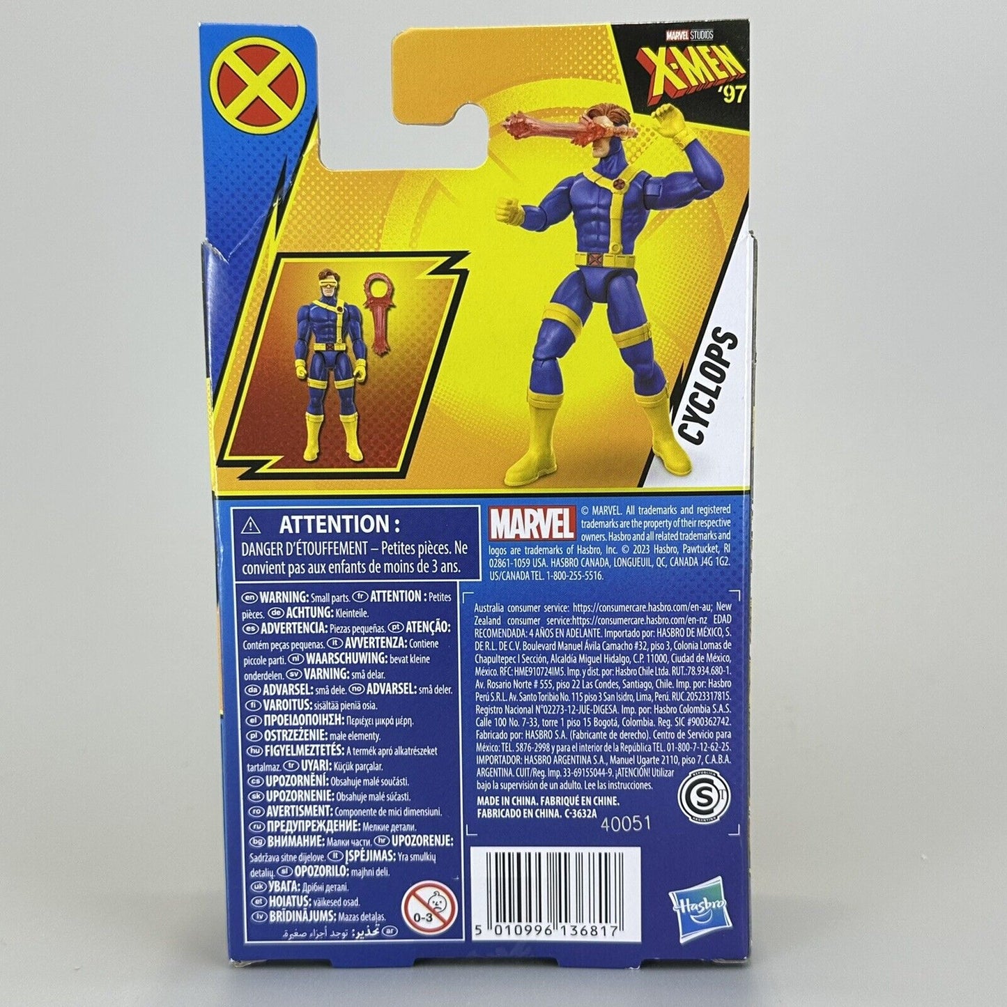 X-Men '97 Cyclops, Rogue & Wolverine 4" Action Figures Hasbro Epic Hero Series