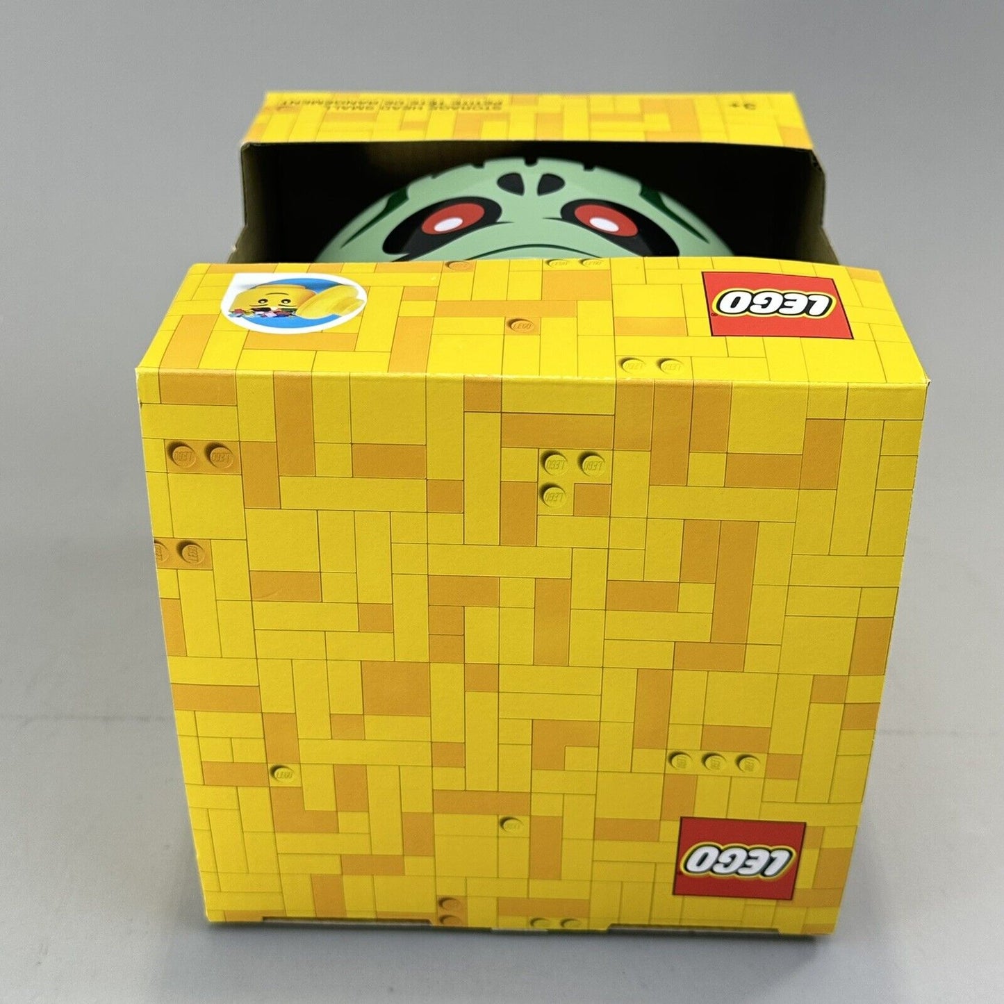 LEGO Green Zombie Storage Head Small Container 7" x 6" - Brand New Ages 3+