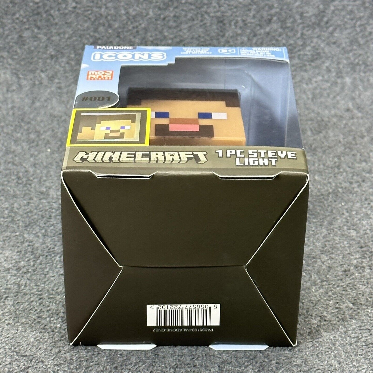 Minecraft Steve Night Light Lamp 3D Character 4.5" Figure Icons Paladone #001