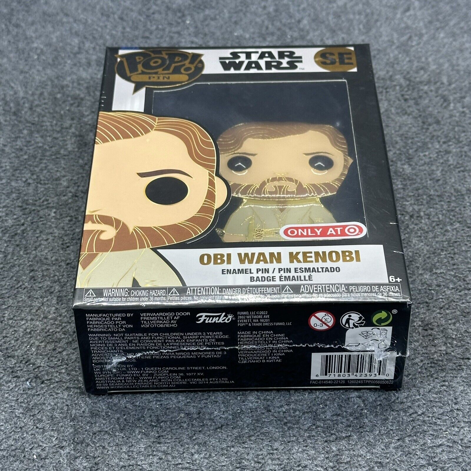 Funko POP! Pins: Disney Star Wars - Obi-Wan Kenobi SE 4'' Pin - Brand New