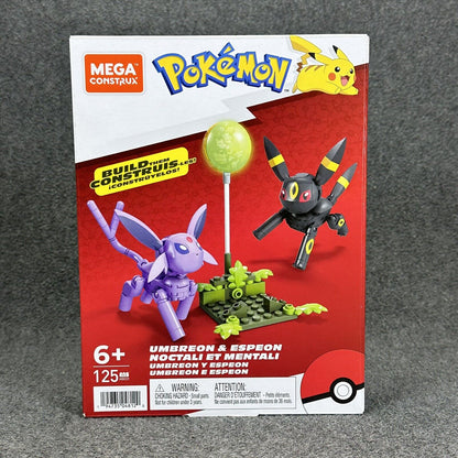 Mega Construx Pokemon Umbreon & Espeon Building Set 125 Pieces - Brand New