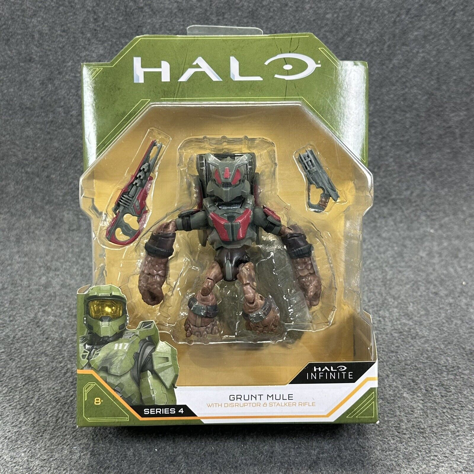 Halo Series 3-4 Master Chief Escharum Spartan Eva Grunts & Frederic 5" Figures