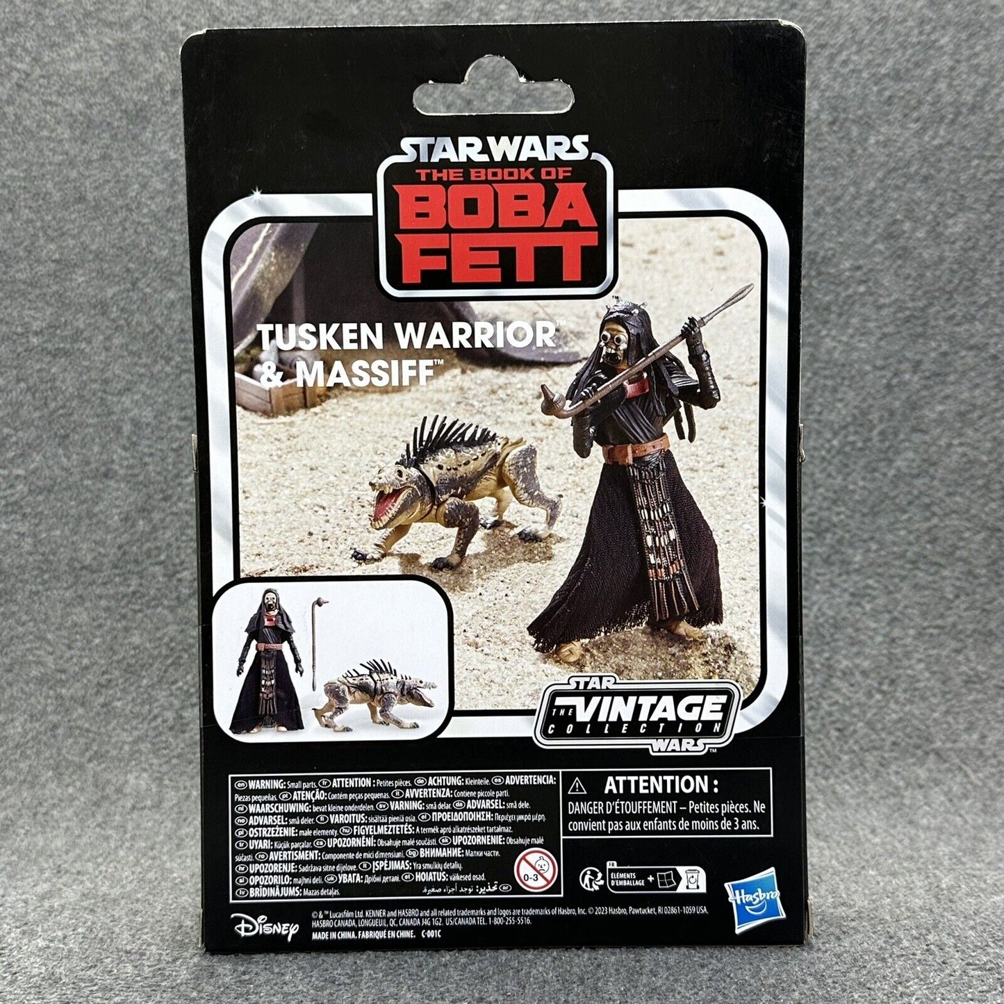 Star Wars Vintage Collection Tusken Warrior & Massiff 3.75" Figures Bobba Fett