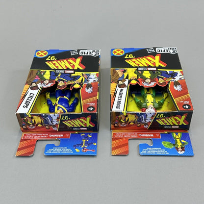 X-Men '97 Cyclops & Rogue 4" Action Figures Hasbro Epic Hero Series - Brand New