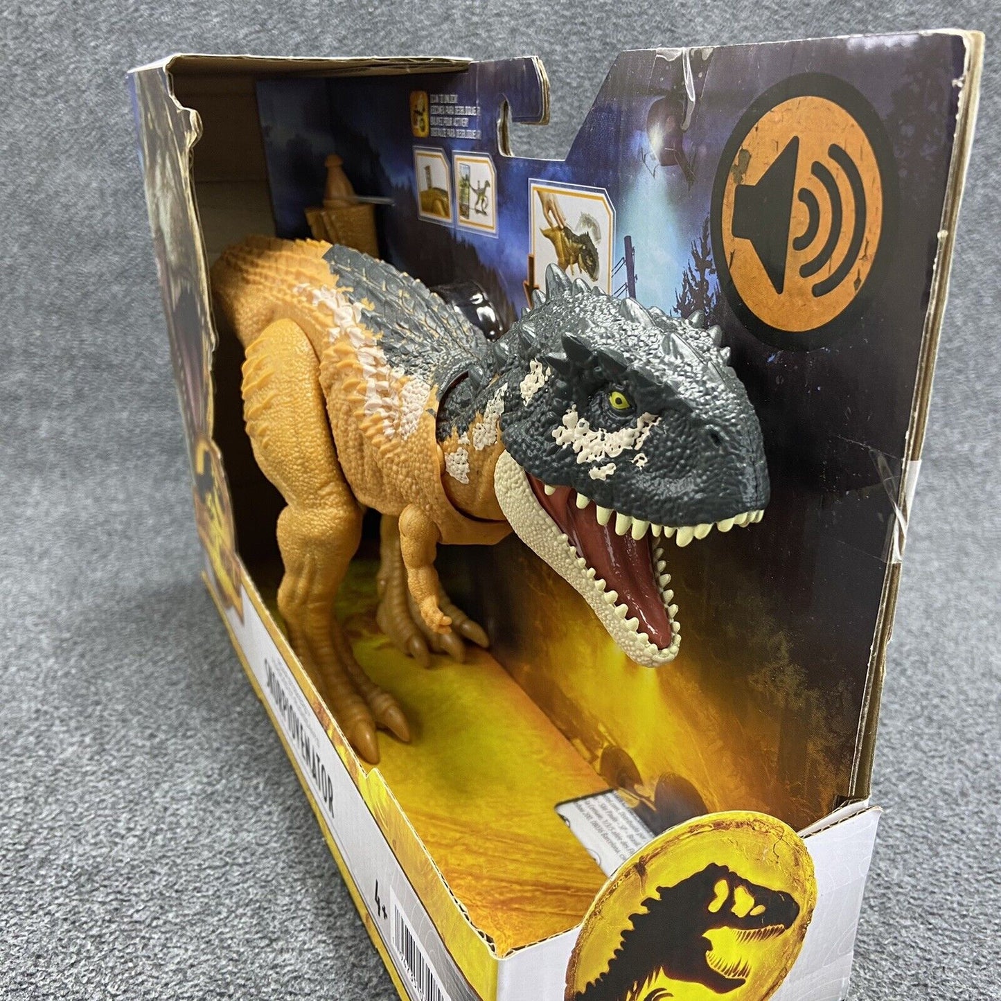 Jurassic World Dominion Roar Strikers Skorpiovenator Action Figure - Mattel HDX3