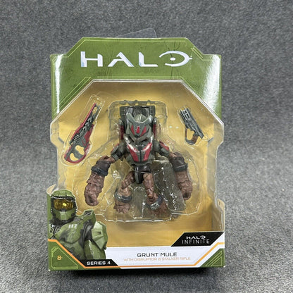 Halo Series 3-4 Master Chief Escharum Spartan Eva Grunts & Frederic 5" Figures