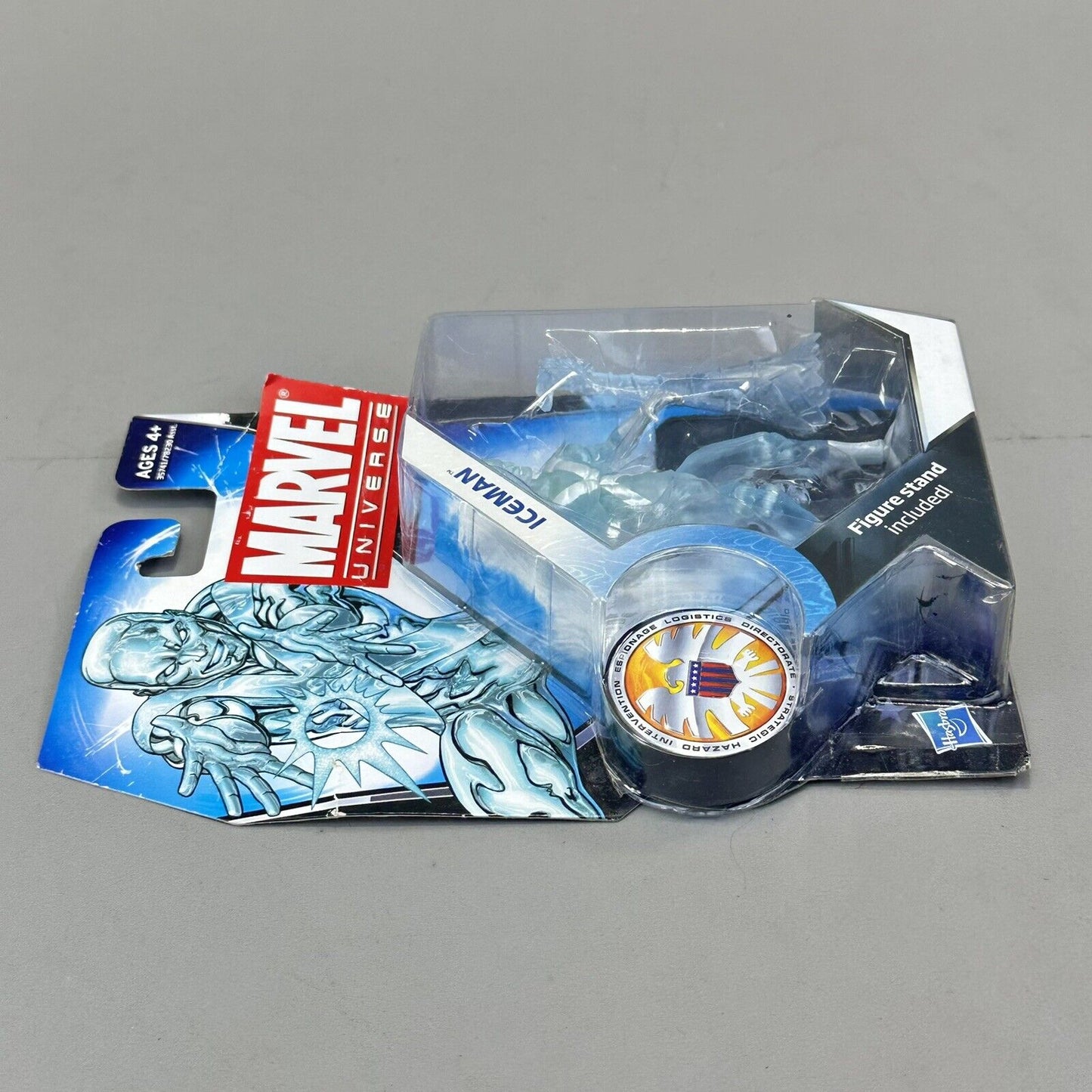 Hasbro Marvel Universe X-Men Iceman 3.75” Action Figure with Stand - Sealed