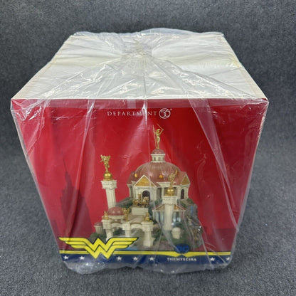 Department 56 DC Comics Wonder Woman Themyscira 11" Statue Diorama w/ Lights New