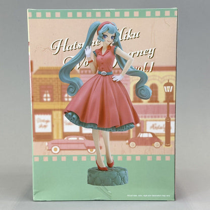 Hatsune Miku World Journey Vol.1 American Retro 7" Figure Banpresto - Brand New