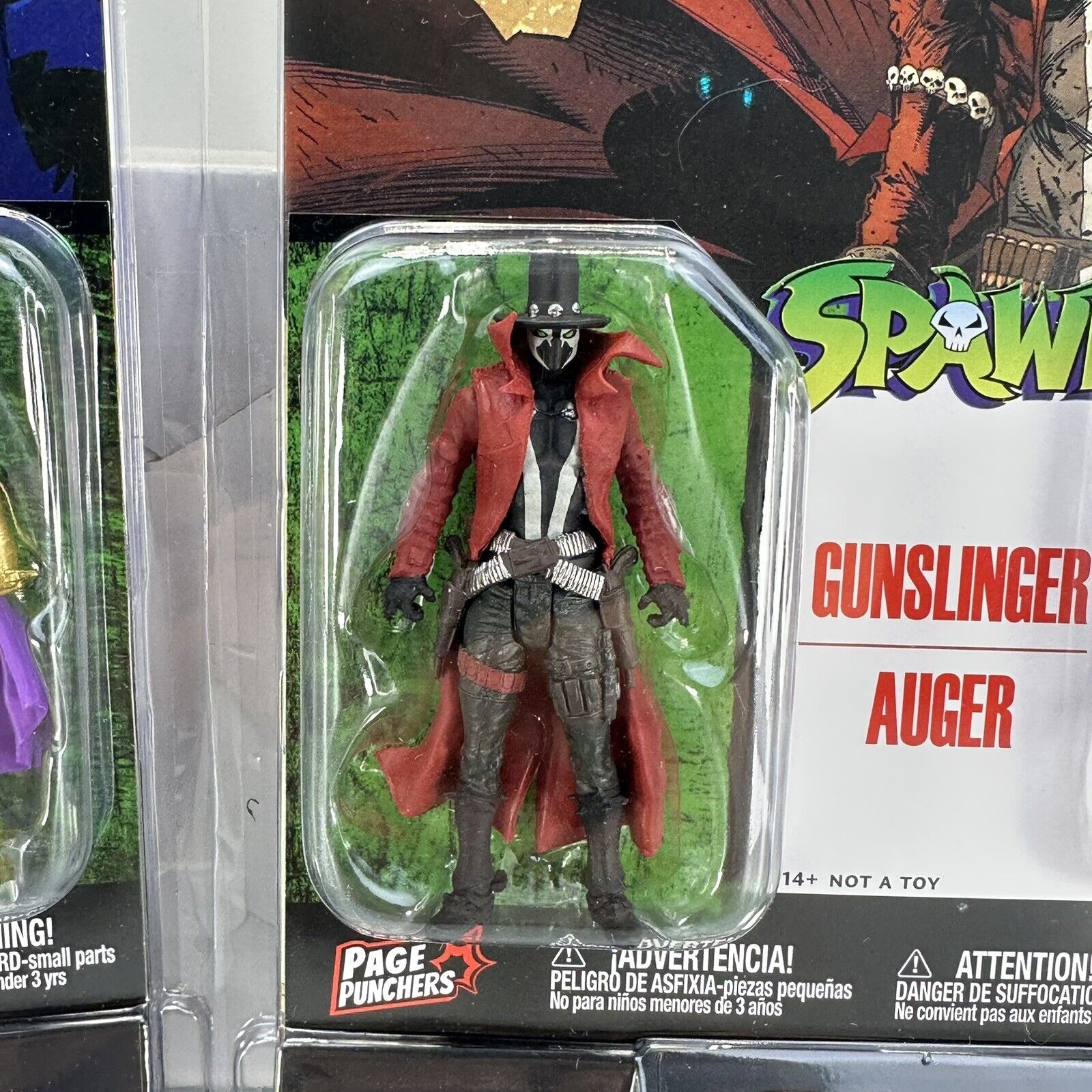 McFarlane Page Punchers 3" Figure 2-Pks Spawn vs. Anti-Spawn & Gunslinger Spawn