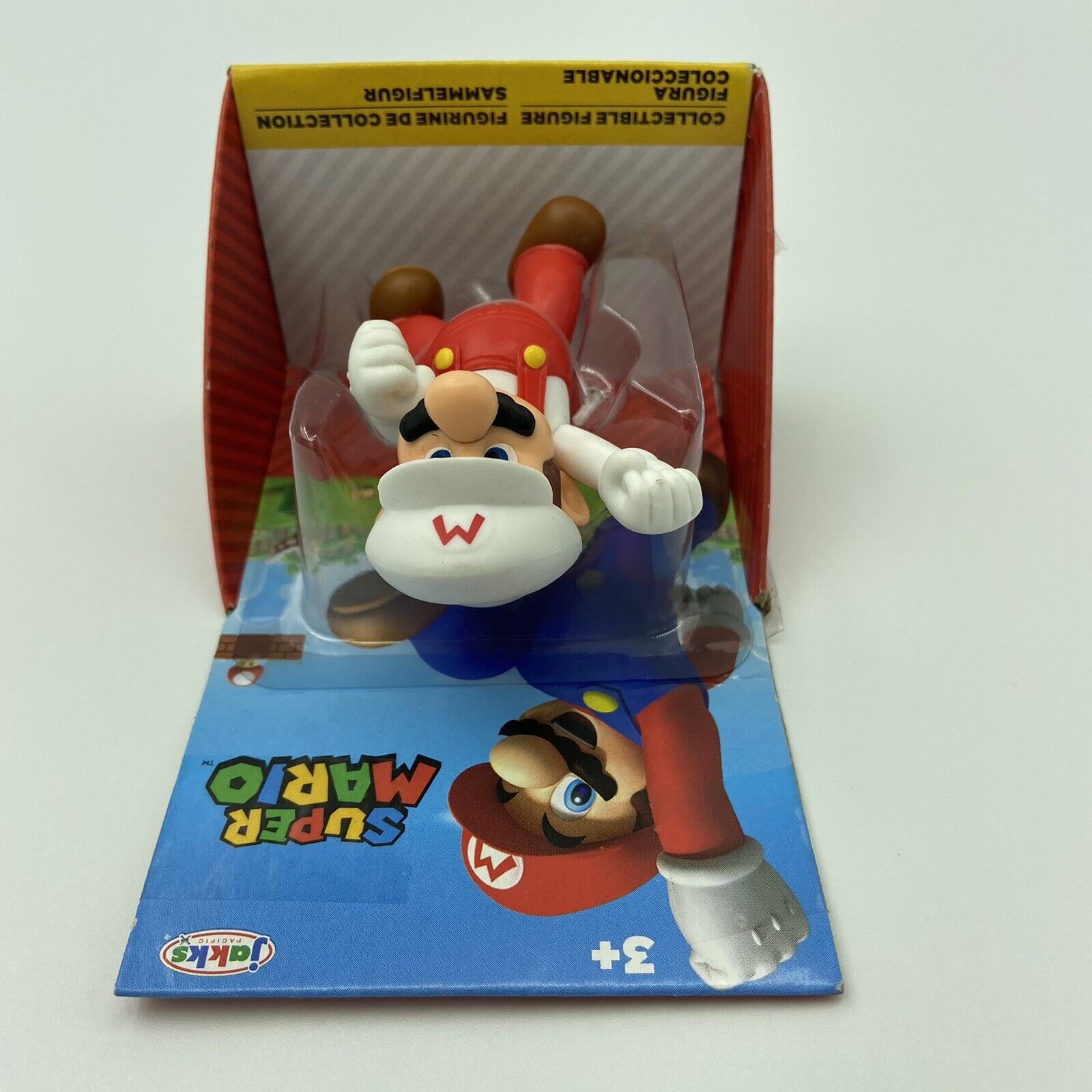 Super Mario Fire Mario 2.5" Action Figure - Jakks Pacific - Brand New