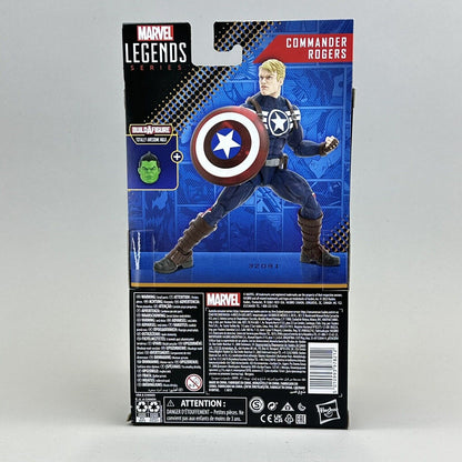 Hasbro Marvel Legends Commander Rogers Captain America 6" Action Figure - New