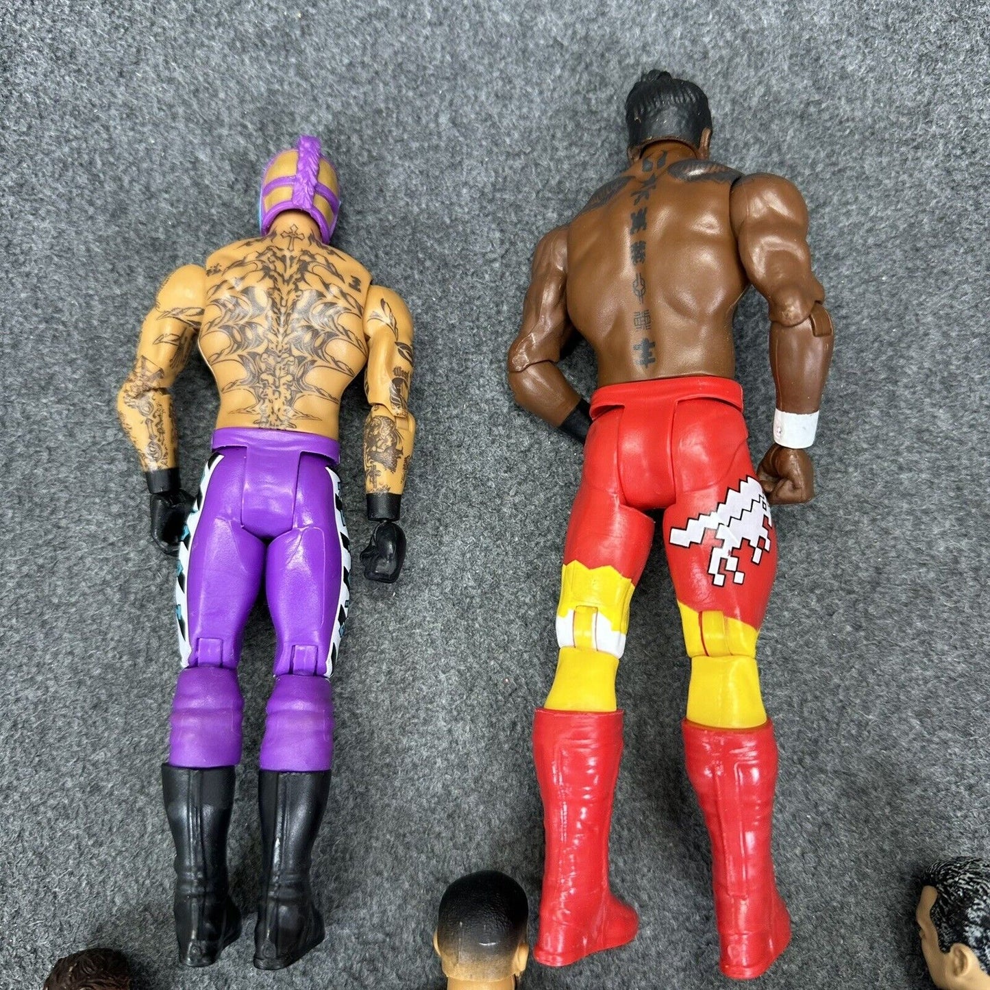 WWE Mattel Basic Lot of 5 Wrestling Action Figures Rey M. Finn Valor Shane