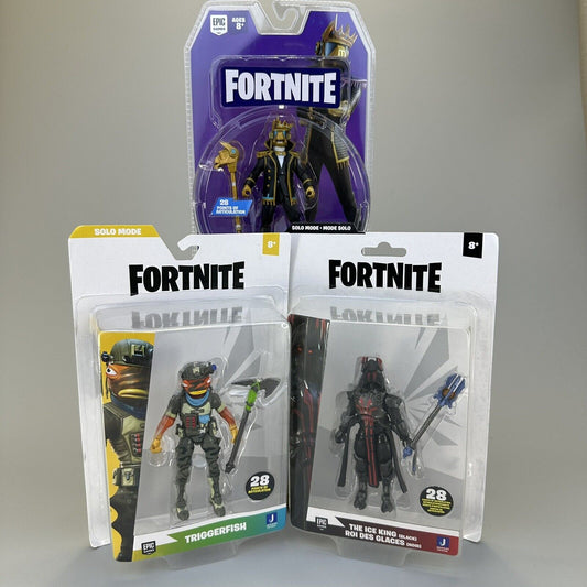 Fortnite Solo Mode Triggerfish The Ice King & Yond3r 4" Action Figures - New