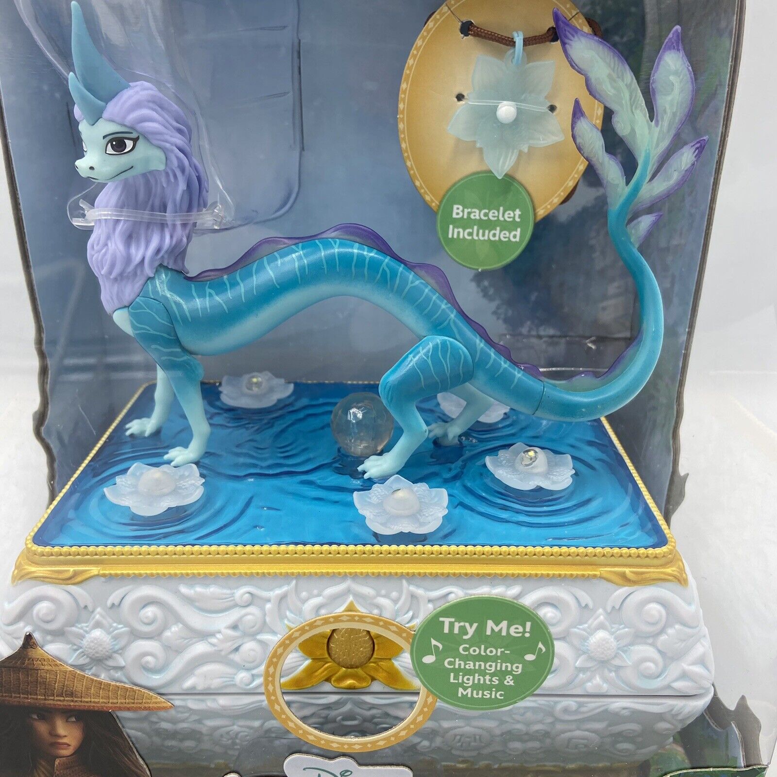 Disney's Raya and The Last Dragon Sisu Dragon Chest Jewelry Box - Brand New