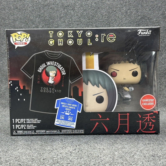 Funkp POP Tees: Tokyo:re Ghoul Ghoul Investigtor Figure & 2X-Large T-Shirt New