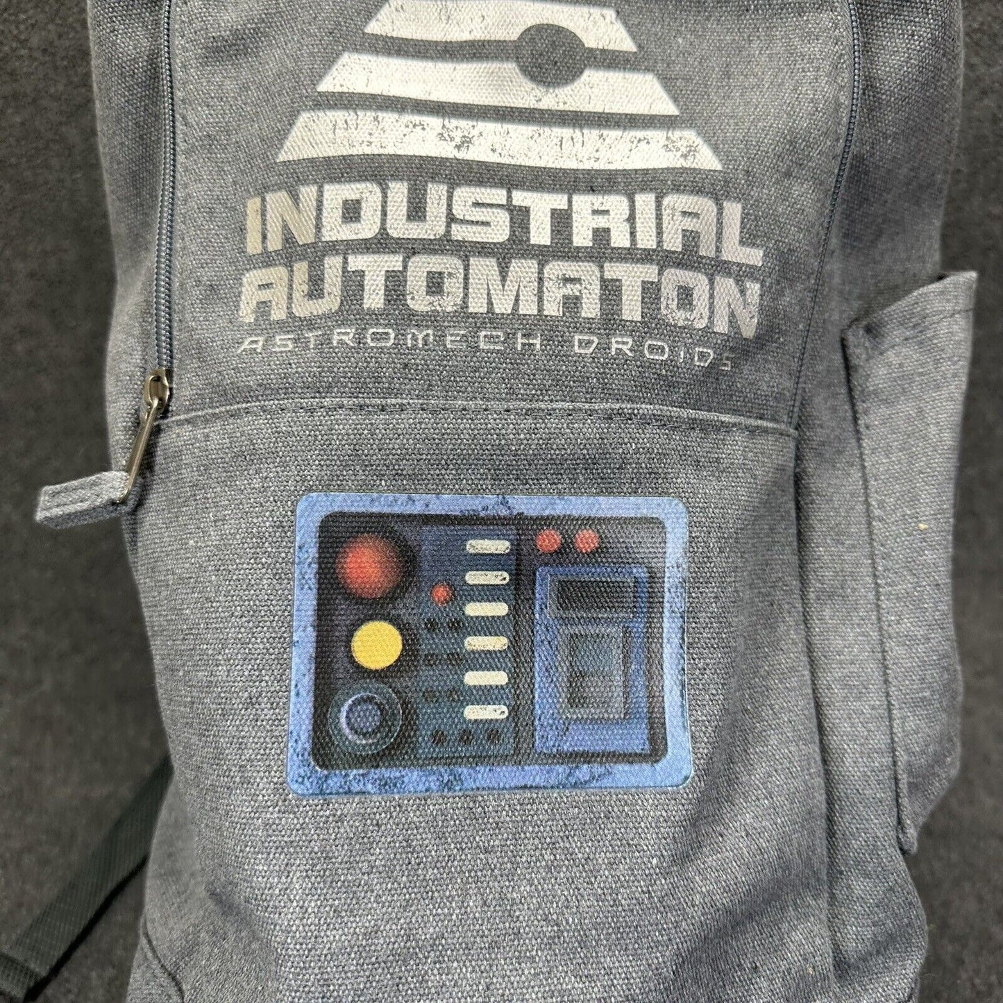 Star Wars Backpack Galaxy's Edge Droid Depot Automaton Astromech Disney Grey Bag