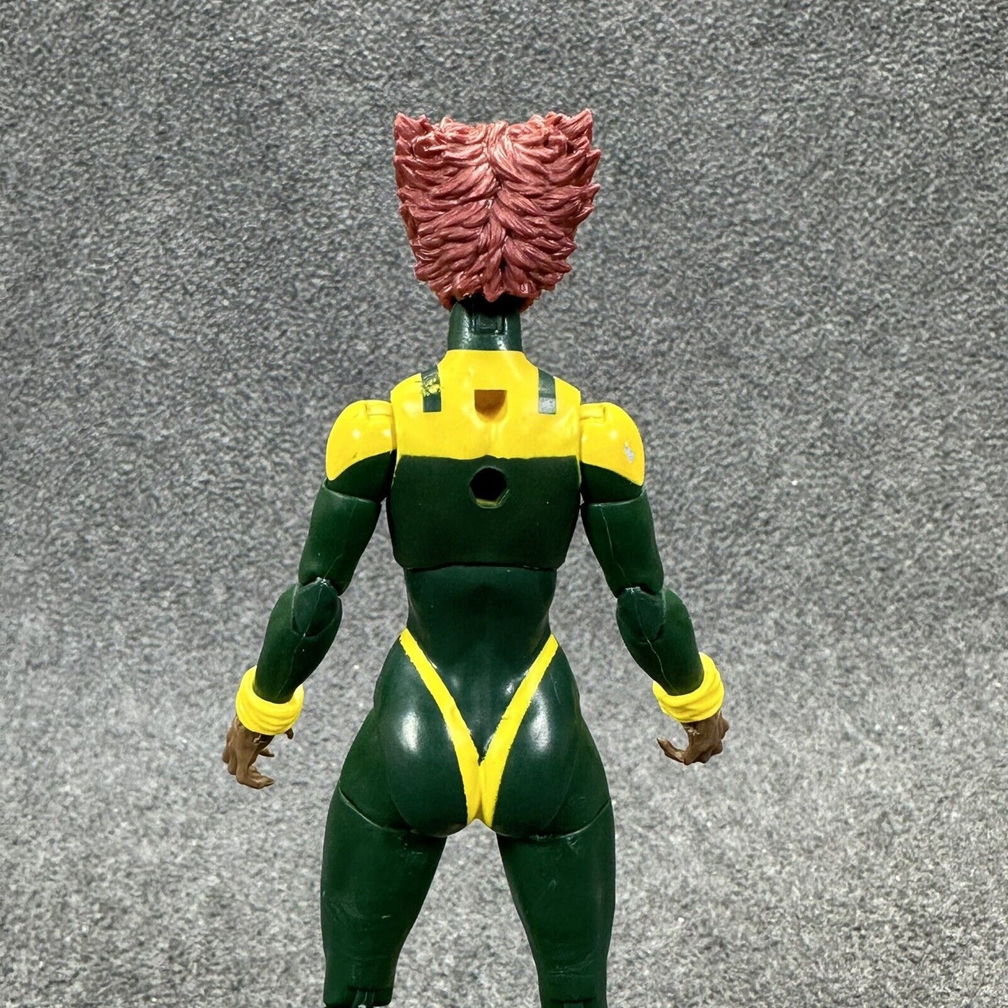 Marvel Legends Wolfsbane 6" Action Figure Head/Hands Green Suit Kitbash