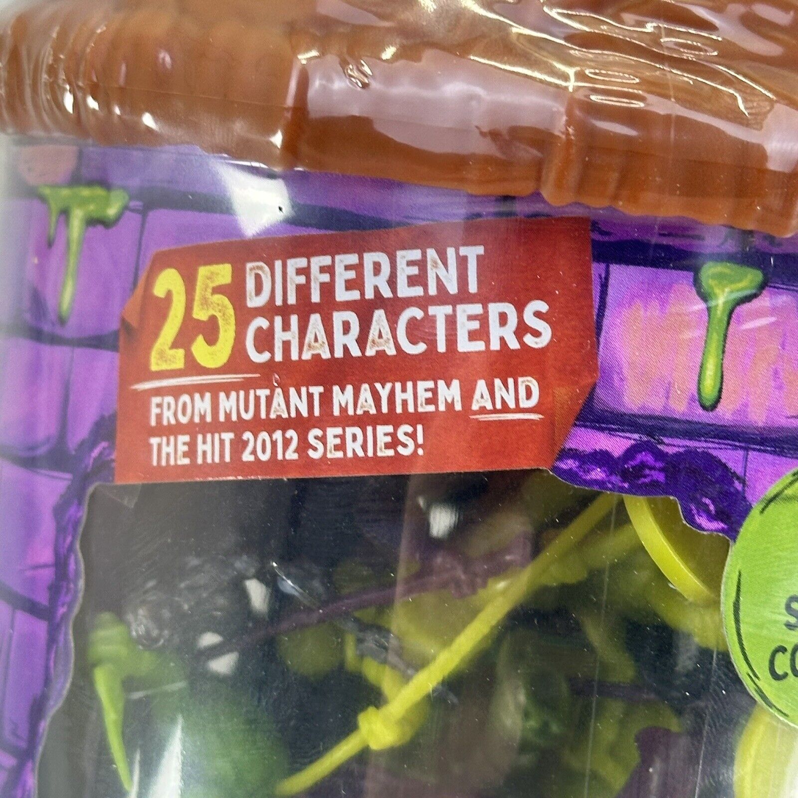 Teenage Mutant Ninja Turtles: Mutant Mayhem Bucket of 50 Mini Figures TMNT - New