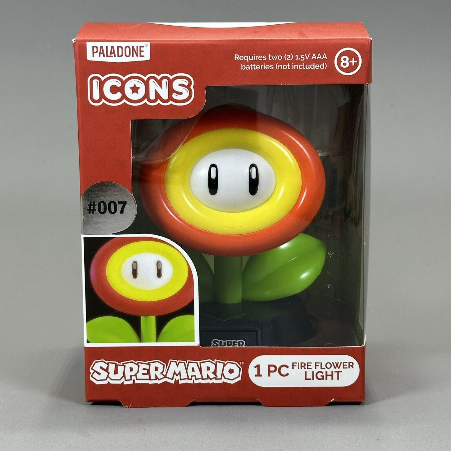 Nintendo Super Mario Paladone Icons Fire Flower Light Lamp #007 - New