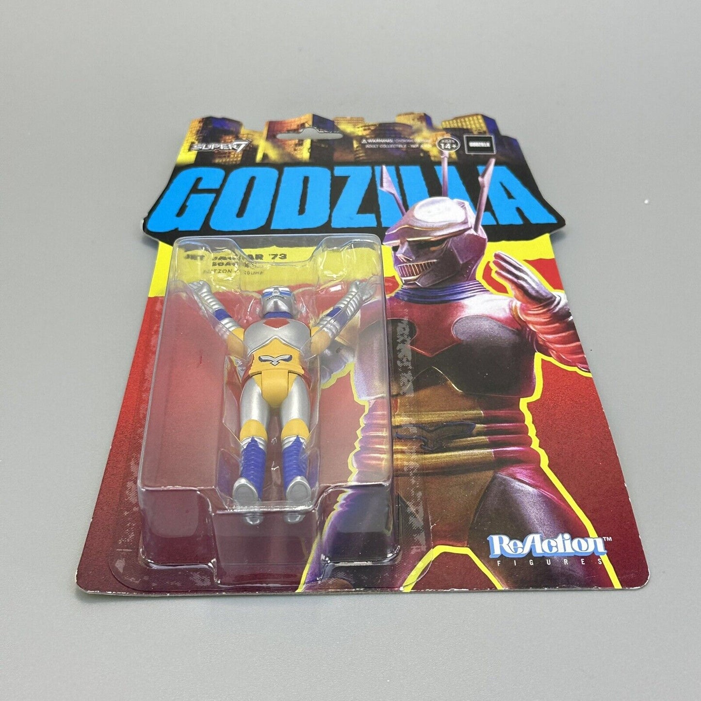 SUPER7 Godzilla Jet Jaguar '73 Soaring Toho ReAction Exclusive Figure New