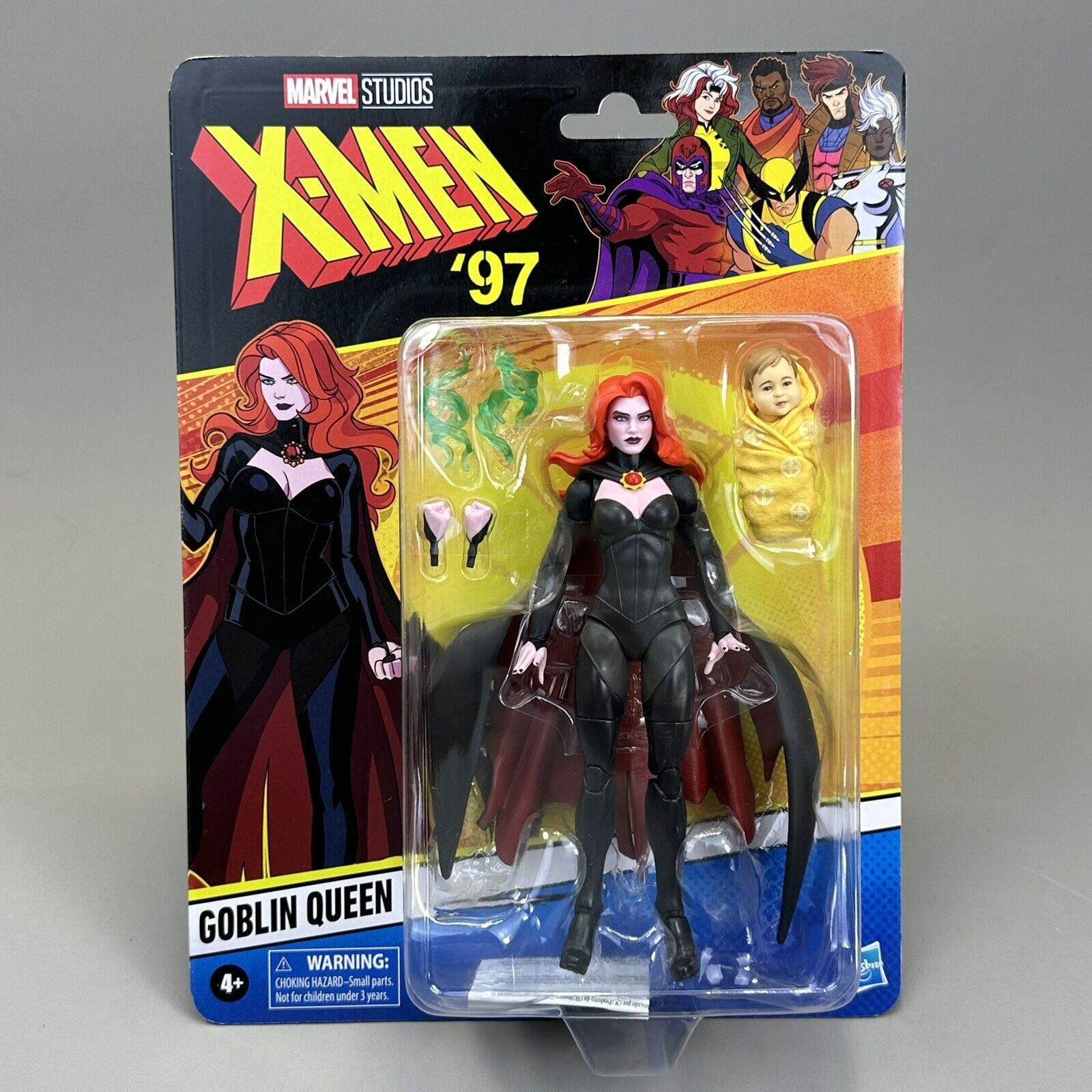 Marvel Legends Retro Card X-Men 97 Cyclops Jean Grey & Madelyne Pryor 6" Figures