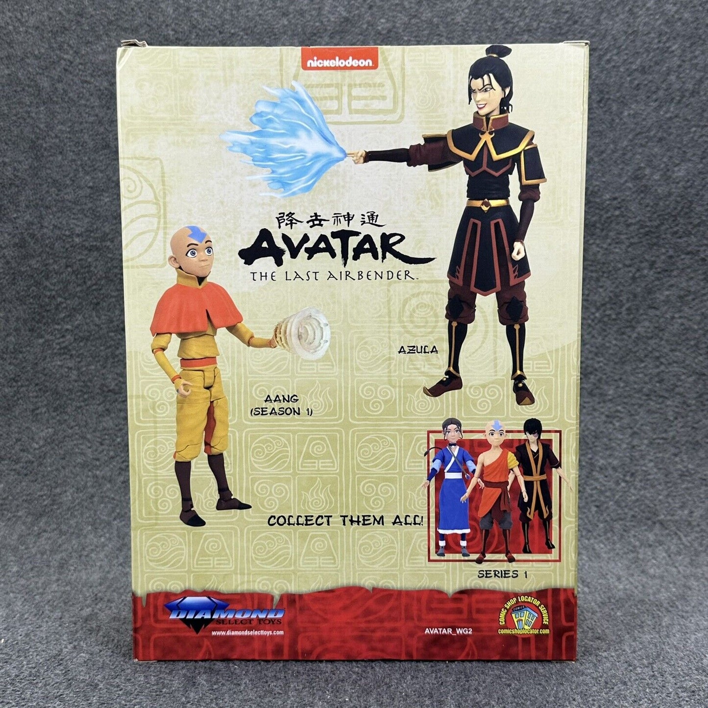 Diamond Select Toys Avatar The Last Airbender Azula & Aang 7" Scale Action Figs.