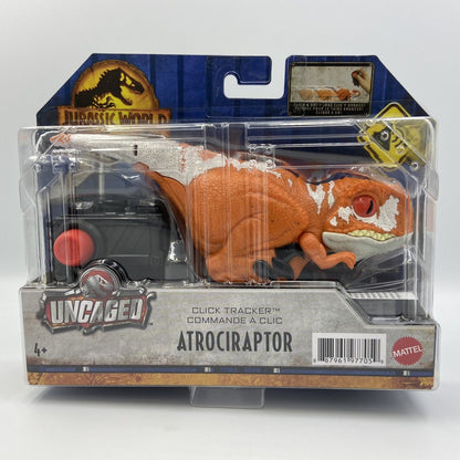 Jurassic World Dominion Uncaged Click Tracker Atrociraptor Dinosaur - Brand New