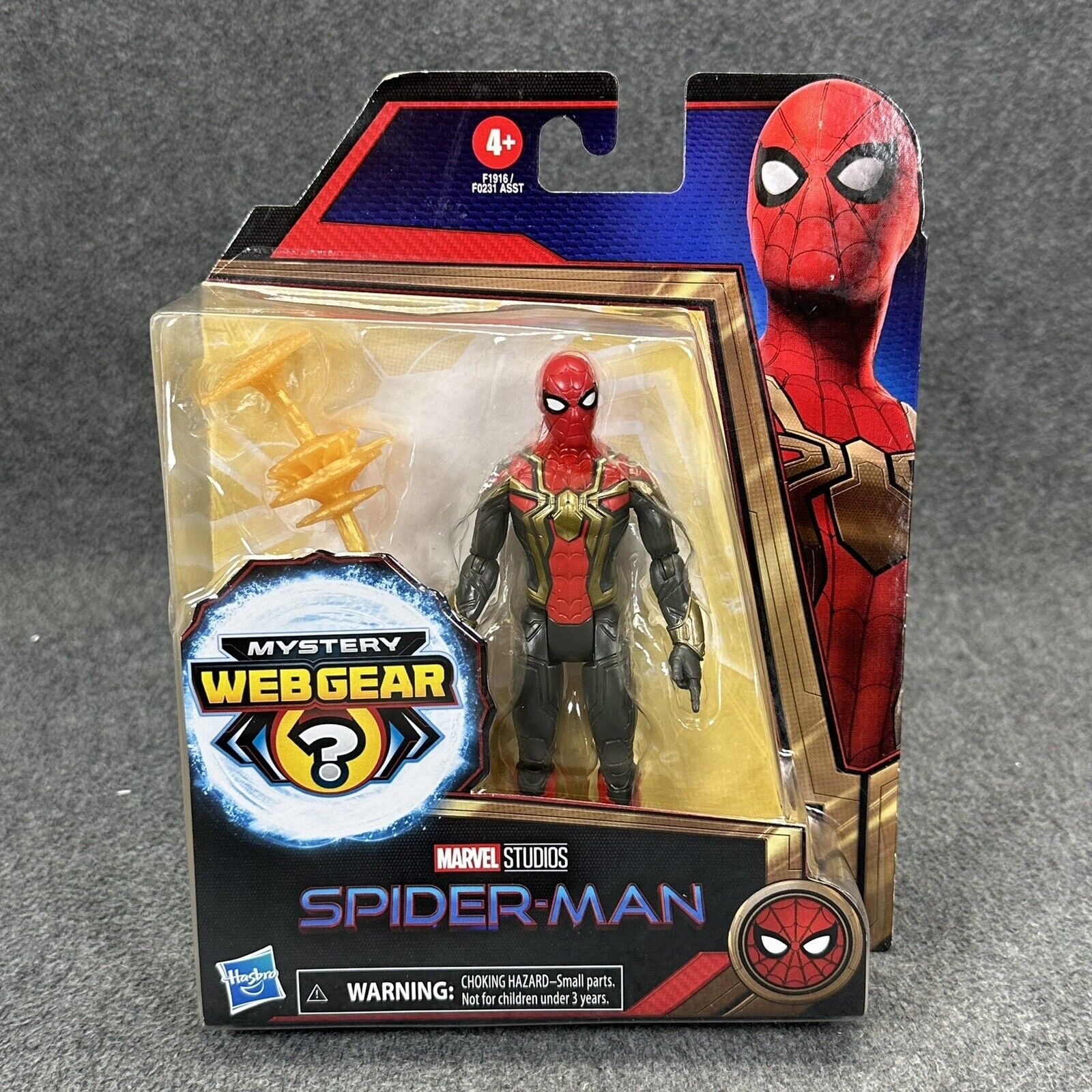 Hasbro Marvel Mystery Web Gear Integrated Suit Spider-Man 6" Action Figure New