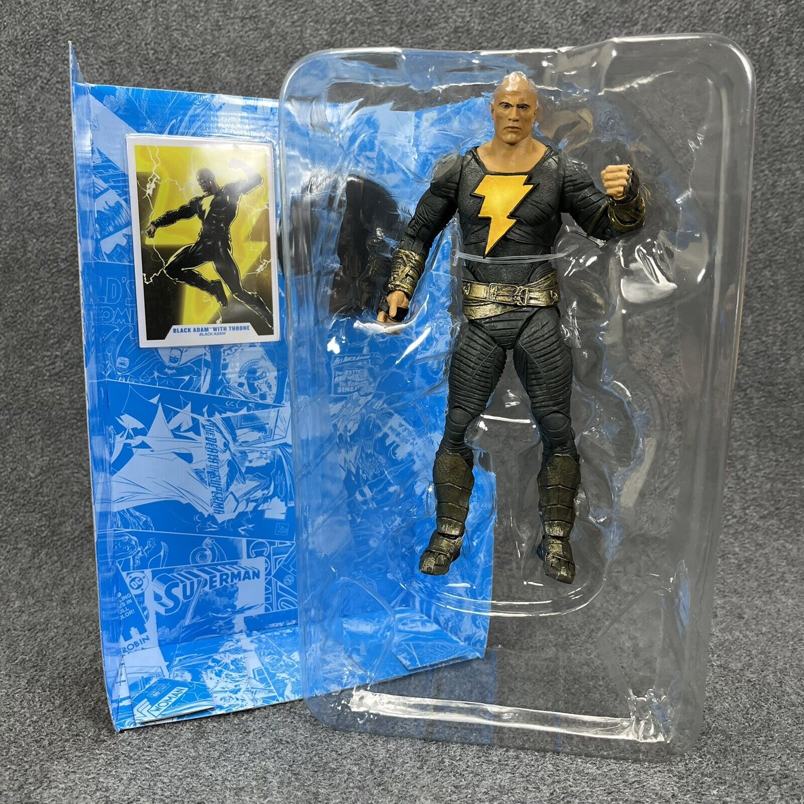 McFarlane DC Multiverse Movie Black Adam Throne Version - Loose No Throne