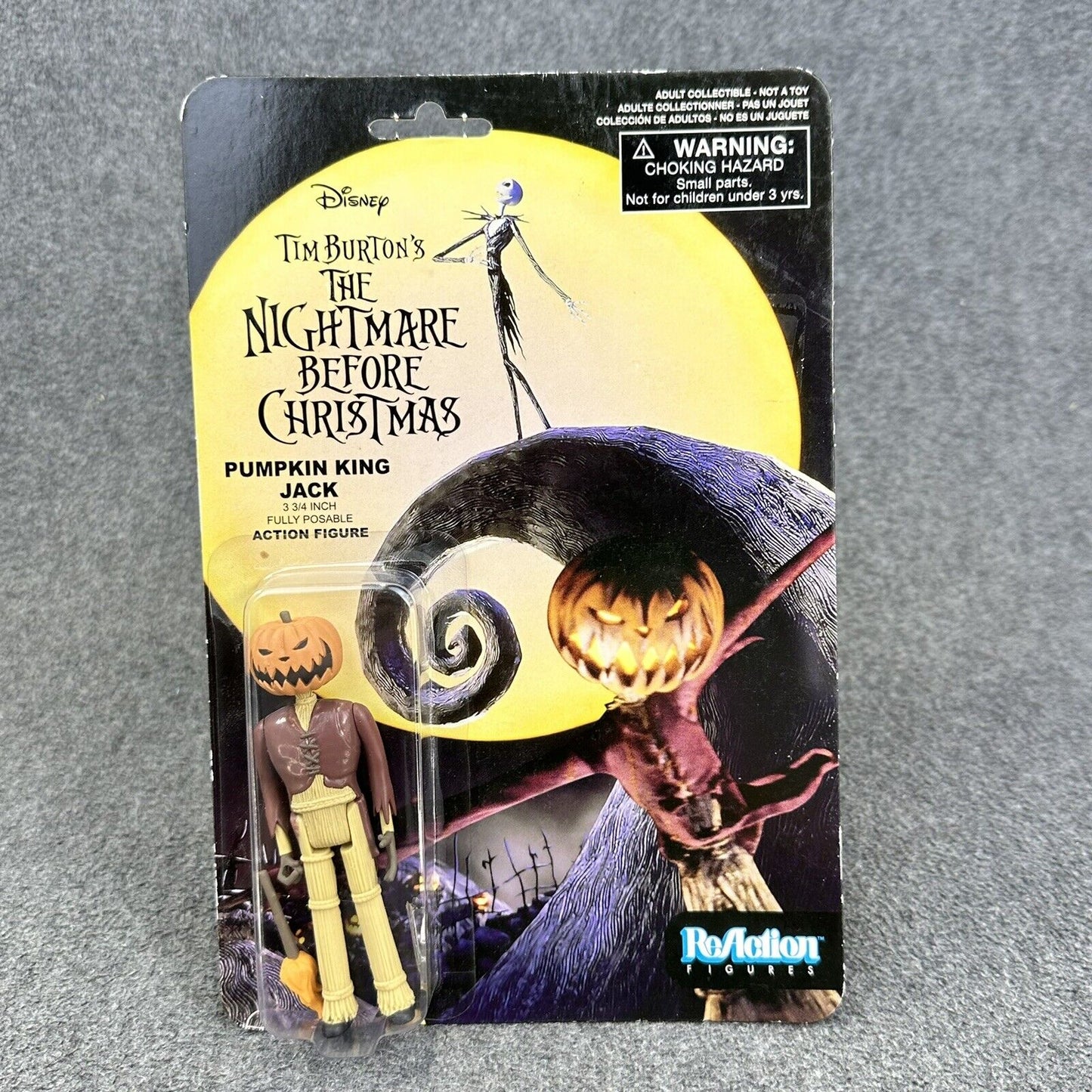 The Nightmare Before Christmas Wolfman Mayor & King Jack ReAction 3.75" Figures