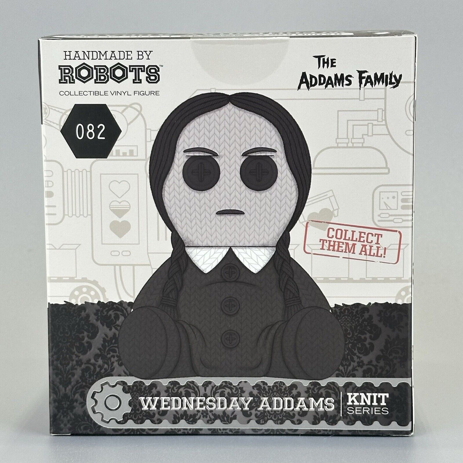 Handmade by Robots The Addams Family Wednesday Addams 5" Vinyl Figure #082 - New