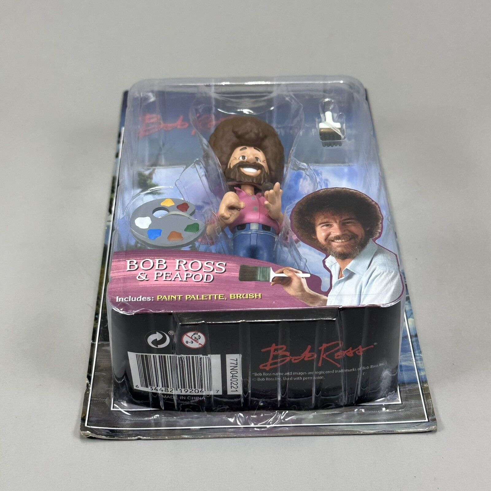 NECA Toony Classics The Joy of Painting Bob Ross Peapod 5.5" Action Figure - New