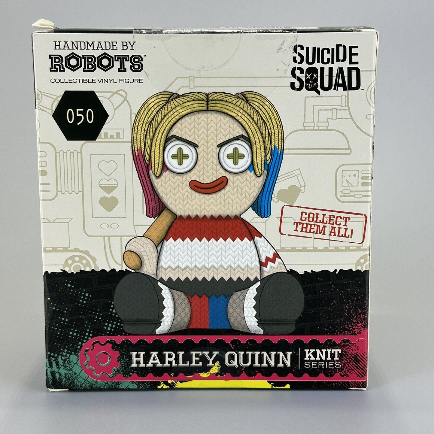 Handmade by Robots DC Comics Harley Quinn Knit Series 6" Vinyl Figure - New