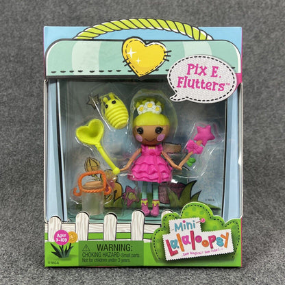 Mini Lalaloopsy Pix E. Flutters 3" Figure w/ Honey Bee and Accessories Brand New