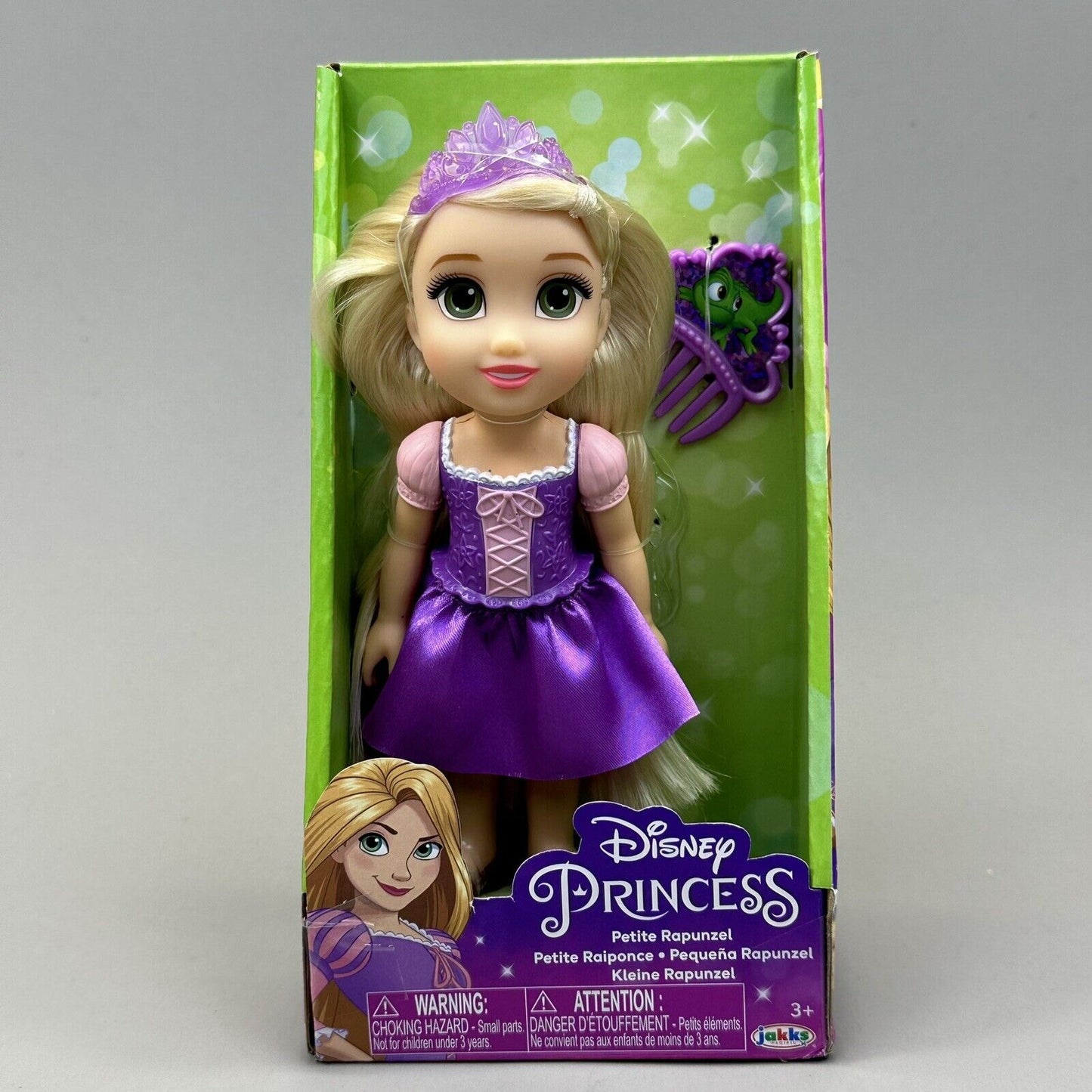 Disney Princess Petite Tangled Rapunzel 6" Doll w/ Comb Jakks Ages 3+ Brand New