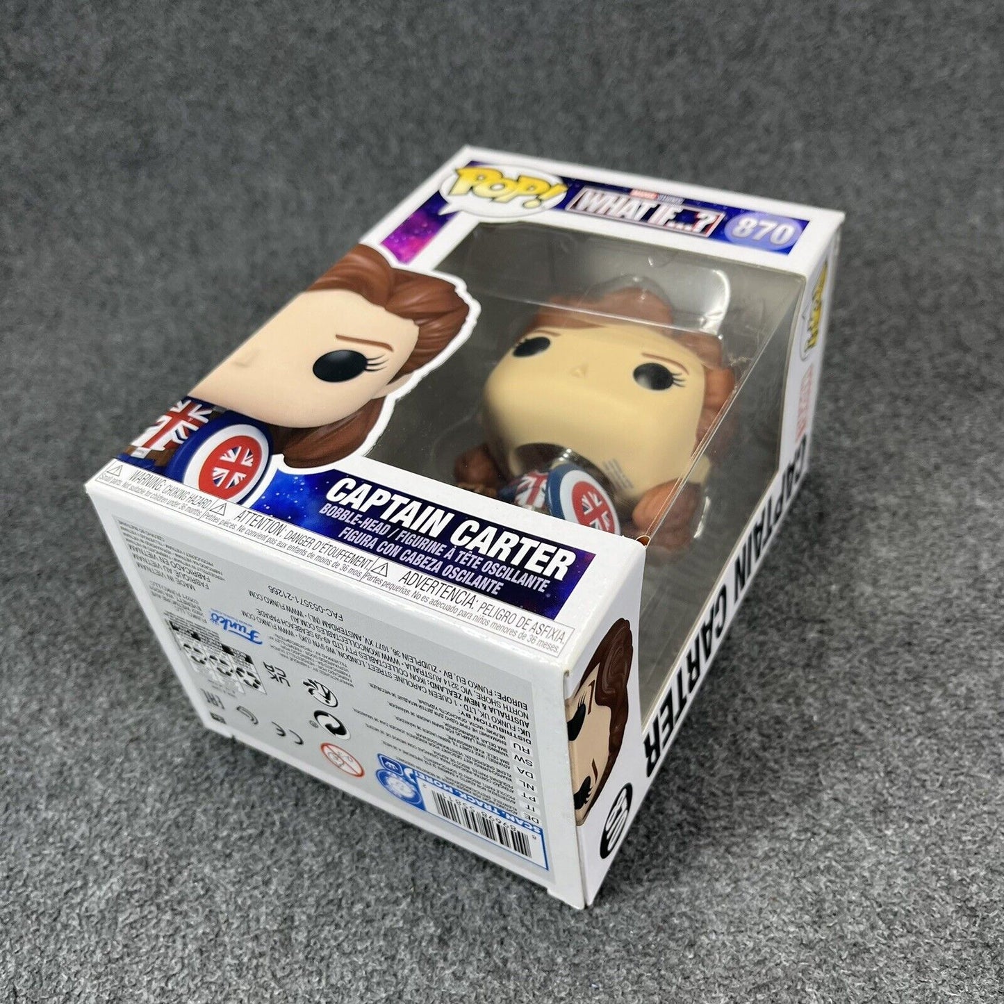 Funko Pop! TV: What If...? - Captain Carter Vinyl Figure Exclusive - Brand New