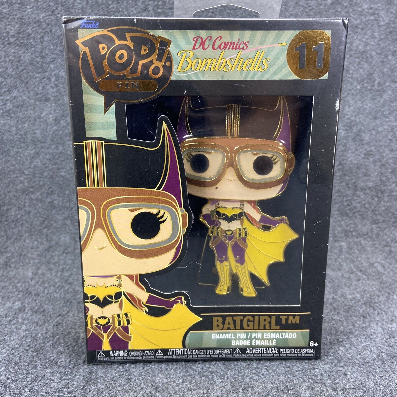 Funko POP! Pins DC Comics: Bombshells Batgirl Enamel Pin - Brand New & Sealed