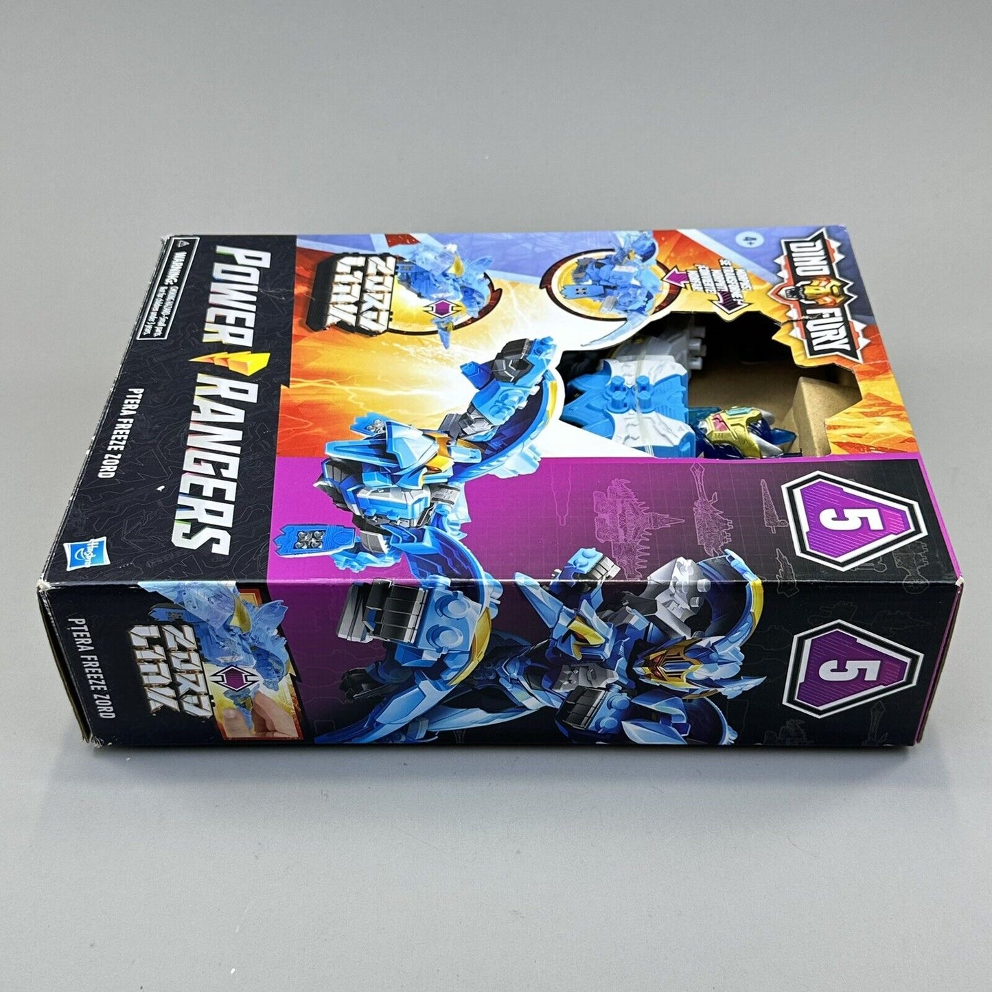 Power Rangers Dino Fury Ptera Freeze Zord Link Megazord Action Figure 10" - New