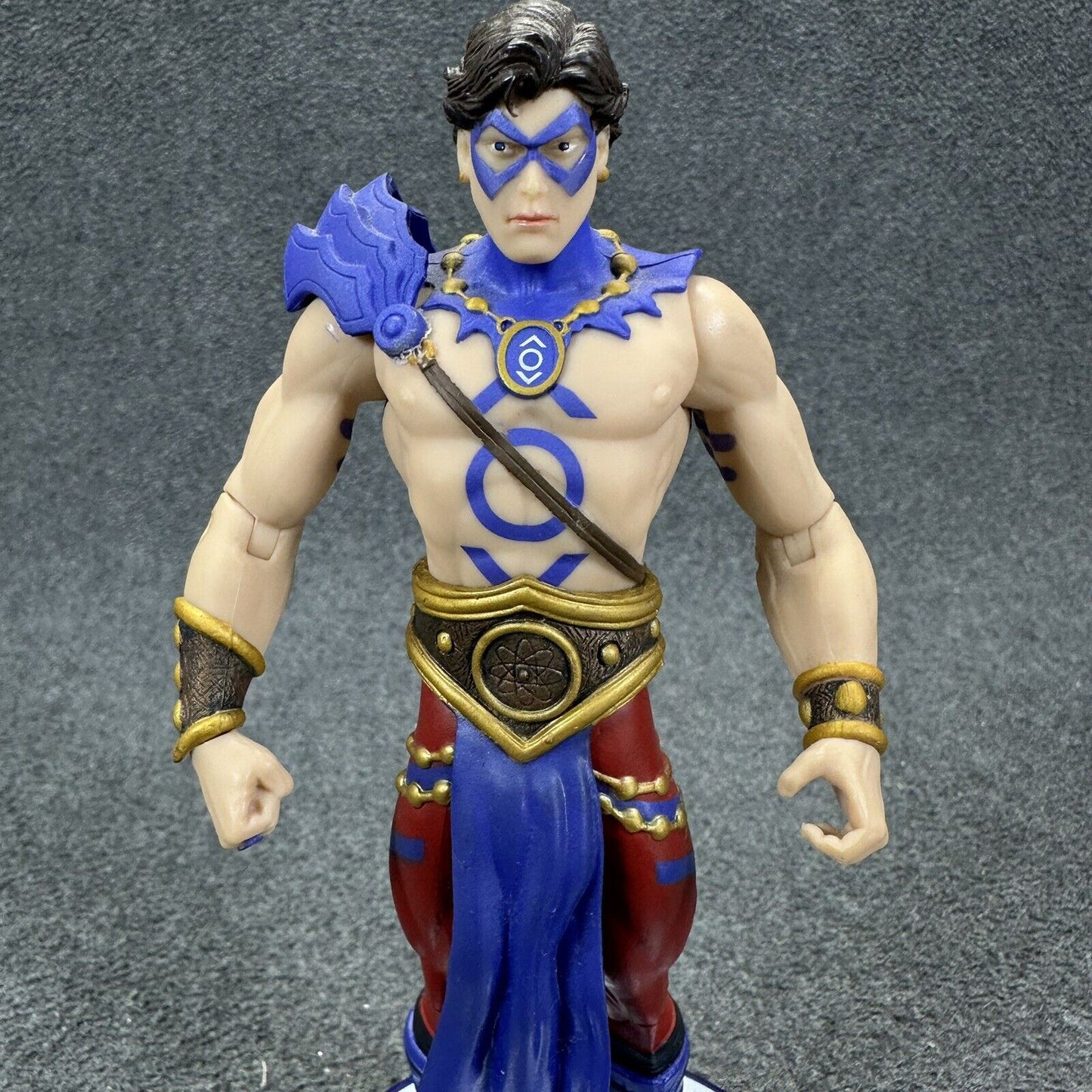 DC Direct Blackest Night Indigo Tribe The Atom 7" Action Figure w/ Base Complete