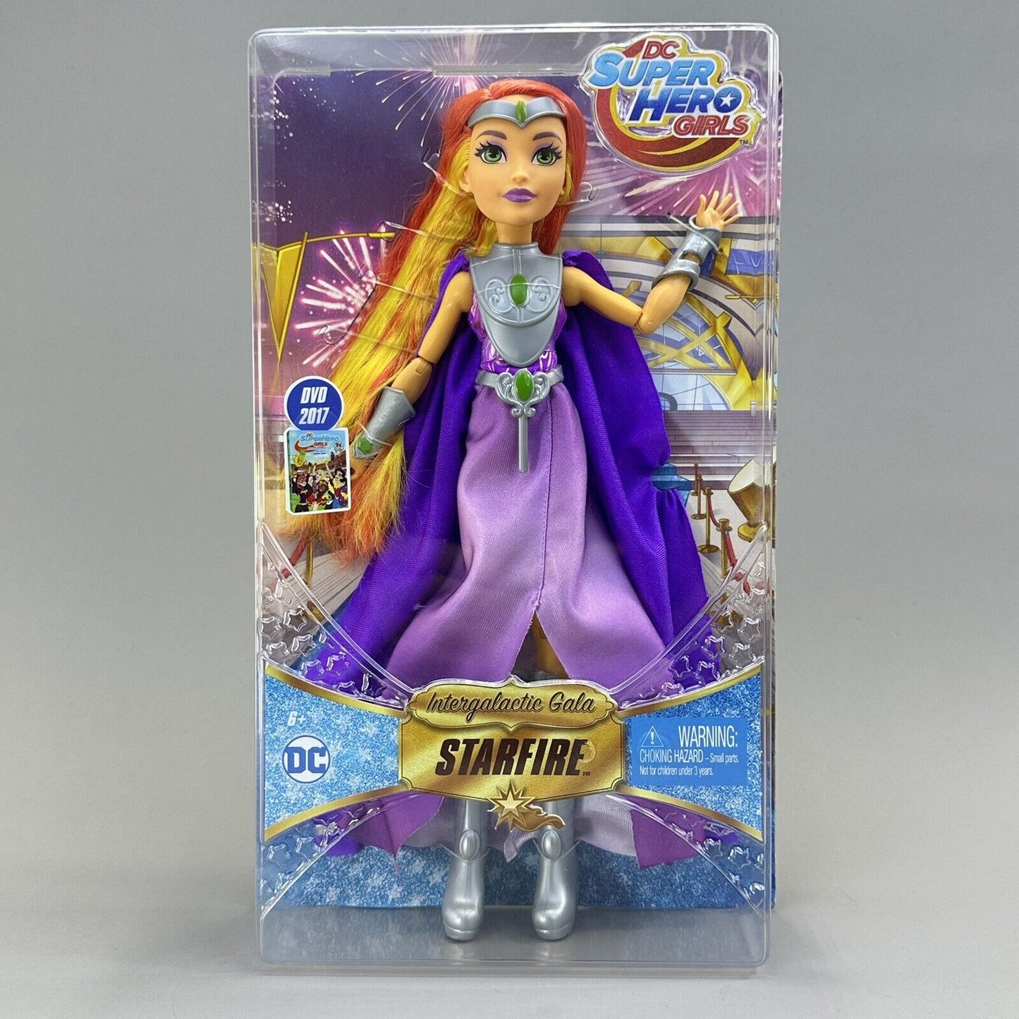 DC Super Hero Girls Starfire Intergalactic Gala 12" Doll Mattel 2016 - Brand New