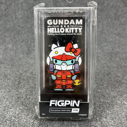 FiGPiN - Guncannon Hello Kitty #776 - Hello Kitty x Gundam - Sanrio - Brand New