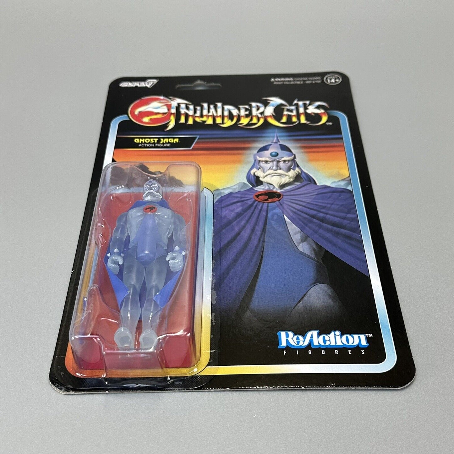 Super7 ReAction ThunderCats Ghost Jaga 3.75" Action Figure Retro Style Card New