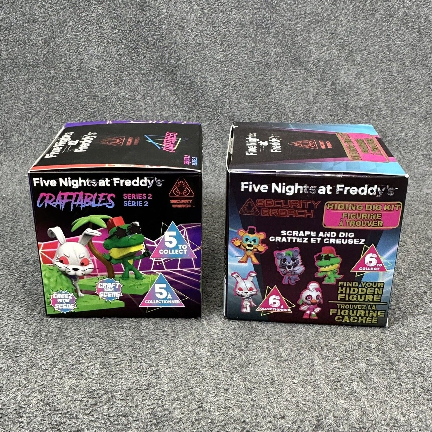 Five Nights at Freddy's Mini Security Breach Craftables Series 2 & Hiding Kit