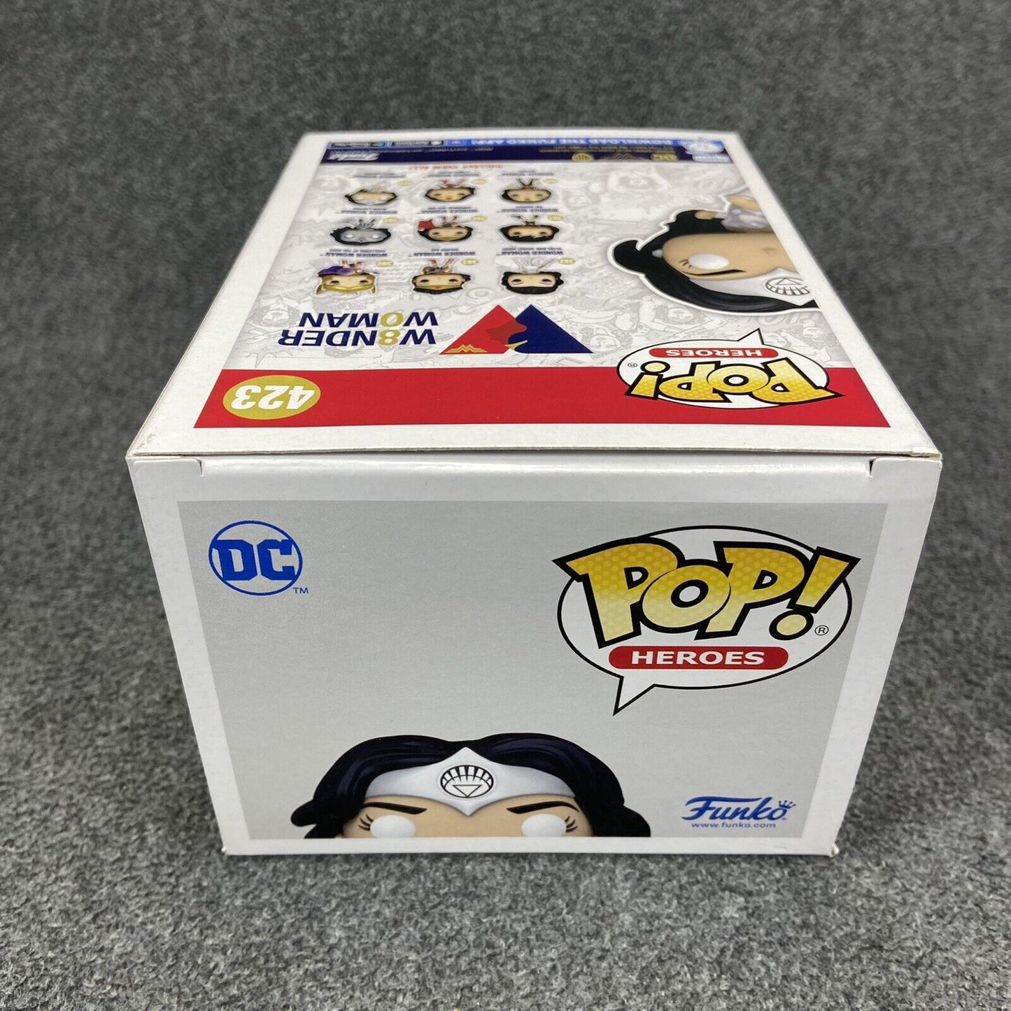 Funko Pop Heroes: Wonder Woman 80th White Lantern Wonder Woman 423 Vinyl Figure