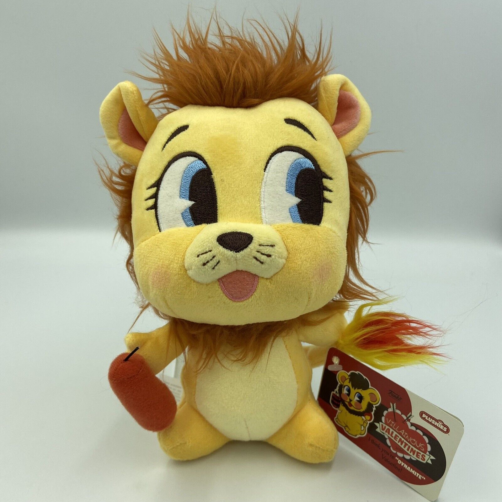 Funko Plushies POOKIE THE LION 8" Plush - Villainous Valentine - New with Tags