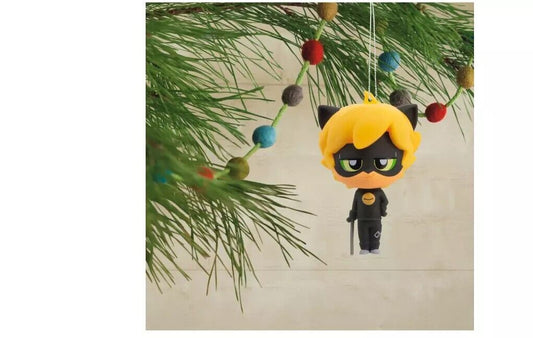 Hallmark Miraculous Cat Noir Christmas Ornament - Brand New